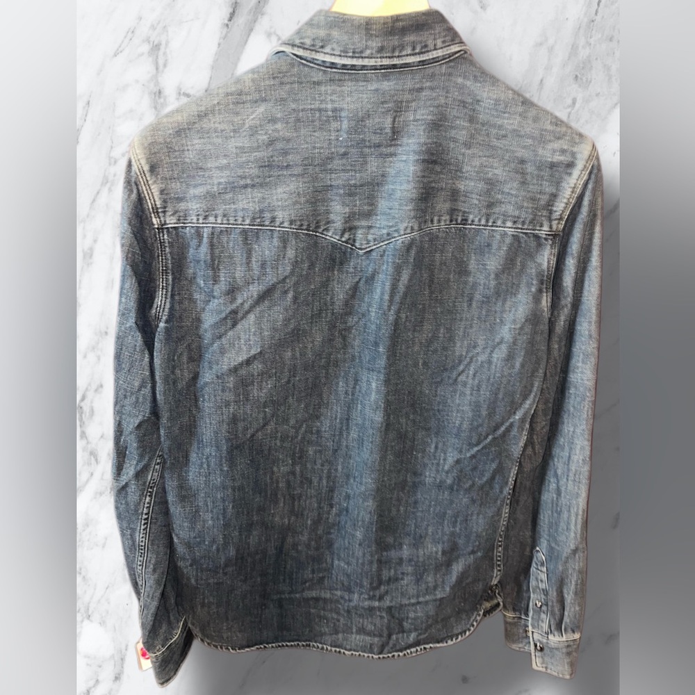 *PRICE DROP* ALLSAINTS Denim Button Down - Pearl Snaps - Picture 2 of 4